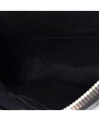 Pre-Owned Gucci Small Web Strap Front Zip Messenger Bag Gg Coated Canvas