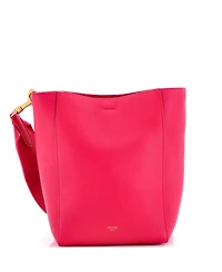 Pre-Owned Celine Small Sangle Seau Bag Goatskin