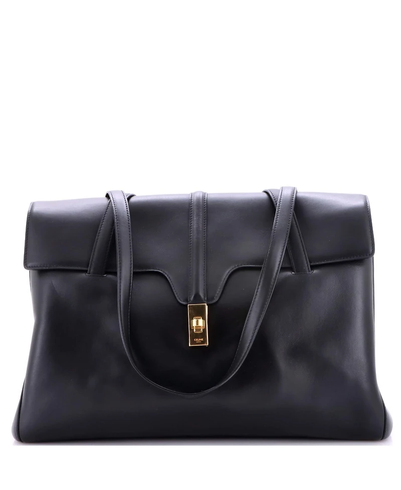 Pre-Owned Celine Large Soft 16 Bag Smooth Calfskin