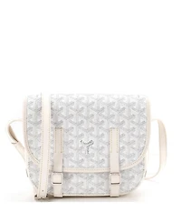 Pre-Owned Goyard Pm Belvedere Messenger Bag Coated Canvas with Leather