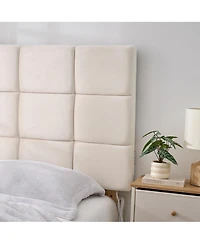 DormCo Tavira Allure Right Side Outlet Headboard - Cloud Plush