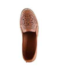 Spring Step Ingrid Women's Loafer with Laser-Cut Detail