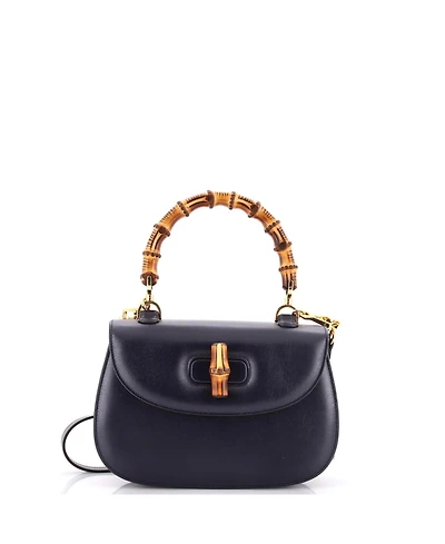 Pre-Owned Gucci Medium Bamboo 1947 Top Handle Bag Leather