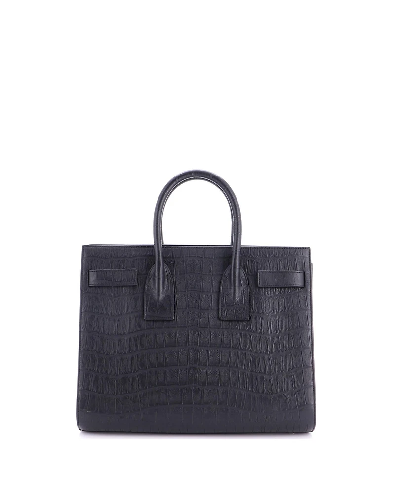 Pre-Owned Saint Laurent Small Sac de Jour Nm Bag Embossed Leather
