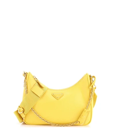 Pre-Owned Prada Small Re-Edition 2005 Shoulder Bag Saffiano Leather