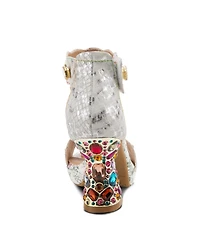 L'Artiste Women's Spring Step Jewell Closed Back Sandal with Buckle