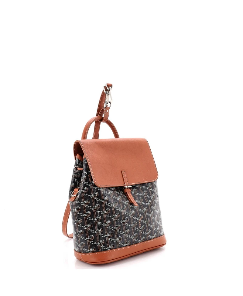 Pre-Owned Goyard Mini Alpin Backpack Coated Canvas