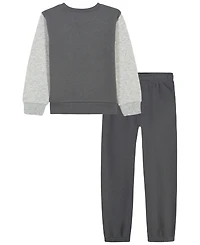 Under Armour Toddler Boys' 2T-4T Long-Sleeve Sweatshirt and Pants, 2-Piece Set