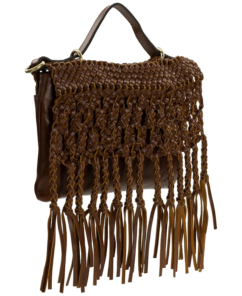 Patricia Nash Marit Woven Braided Small Crossbody Handbag