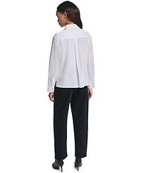 Karl Lagerfeld Paris Women's Embellished Cropped Top