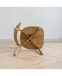 sumyeg Solid Oak Dining Chair with Fas Grade Wood Frame for Dining Room and Living Room