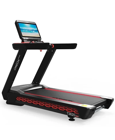 Harison 7.0 Hp Commercial Treadmill, Running machine with Voltage Converter & 30 Programs (Hrm-T3620TRACK)