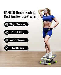Harison Mini Stepper with Lcd Monitor, 330LBS Capacity Portable Stair Stepper