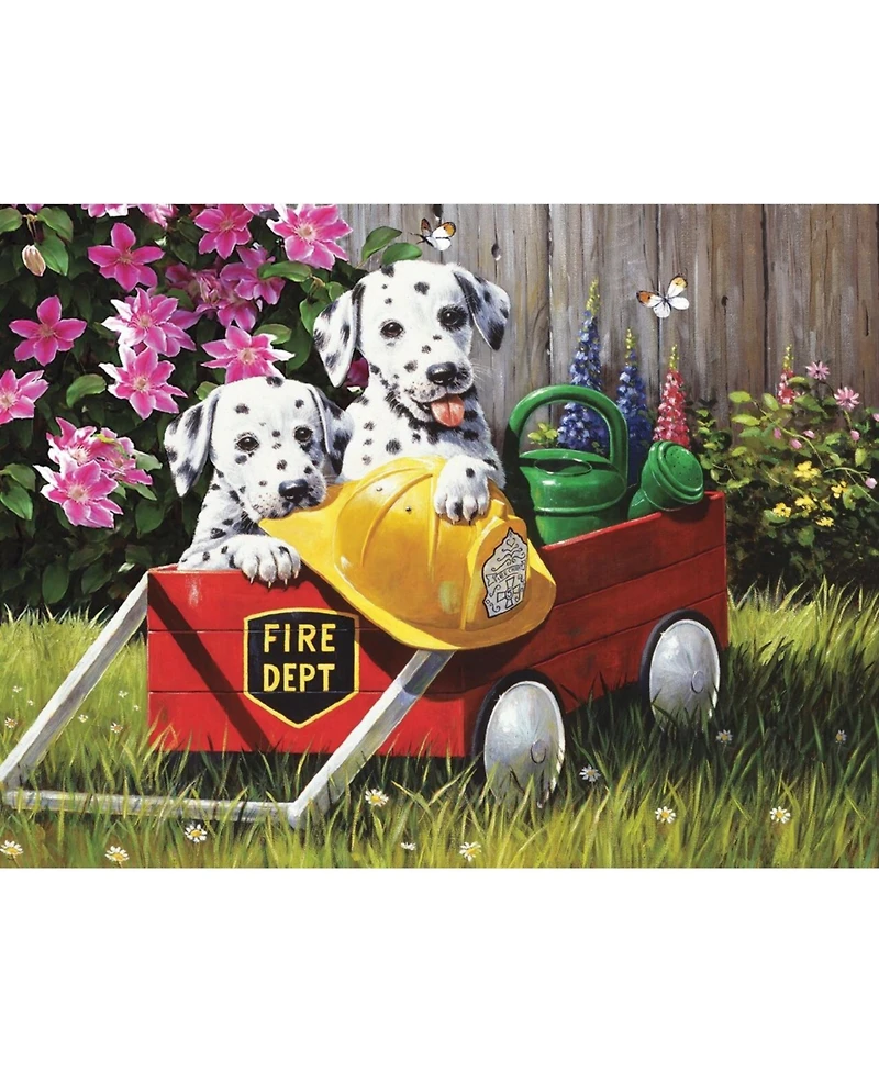 SunsOut Fire Waggin' 500 piece Jigsaw Puzzle for Adults