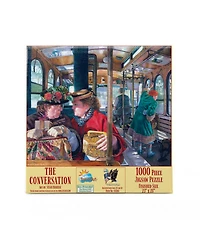 SunsOut The Conversation 1000-piece Jigsaw Puzzle for Adults