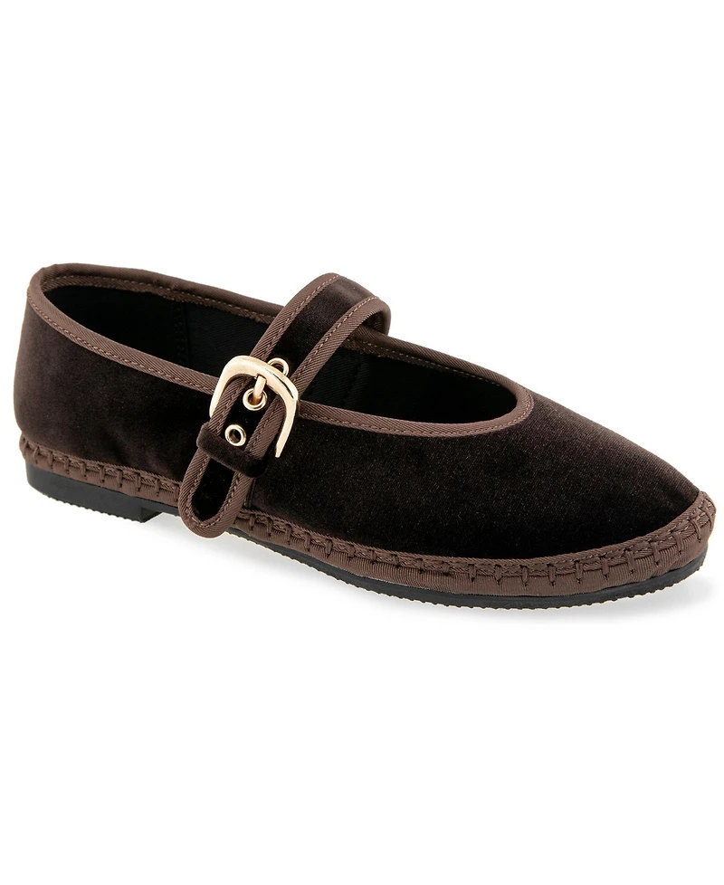 Kensie Women's Florence Velvet Mary Jane