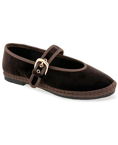 Kensie Women's Florence Velvet Mary Jane