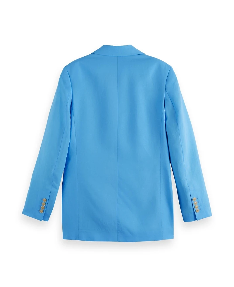 Scotch & Soda Women's Boyfriend Linen Blend Blazer