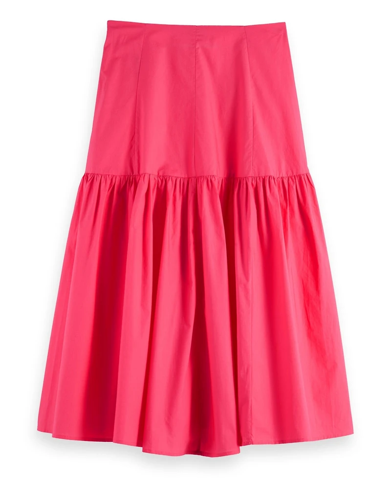 Scotch & Soda Women's High Rise Maxi Skirt