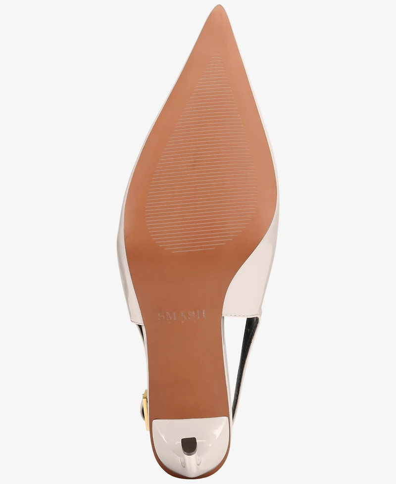 Smash Shoes Women's Baraz Slingback Pumps - Extended Sizes Available