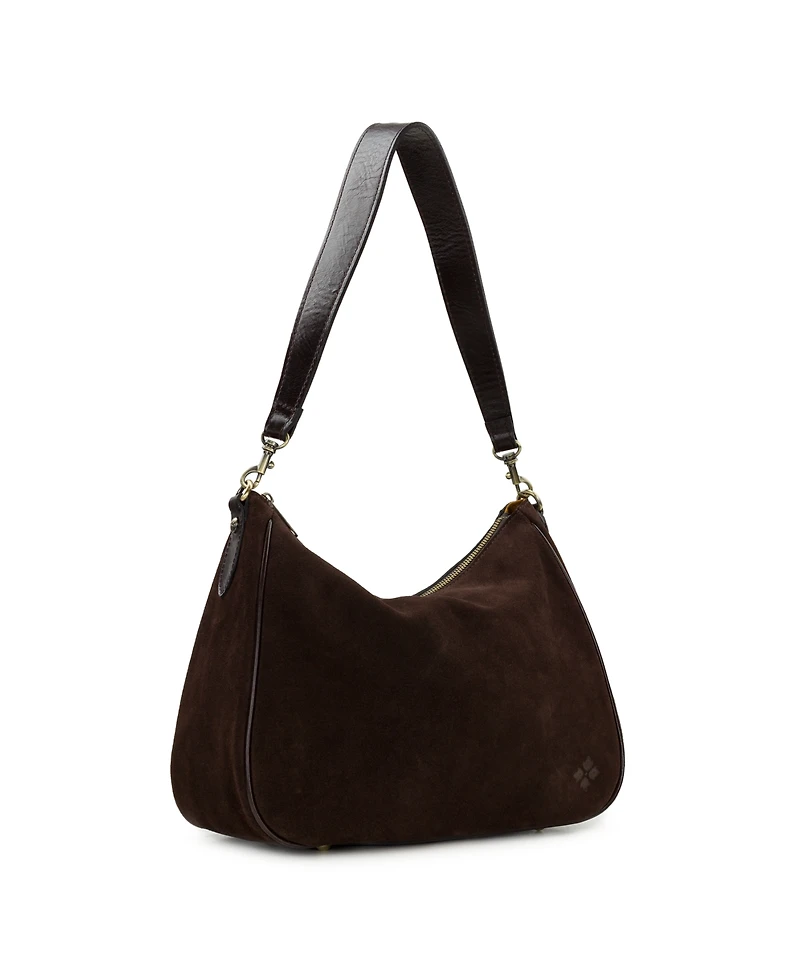 Patricia Nash Athani Suede Large Shoulder Handbag
