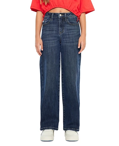 KanCan Big Girls Andy High Rise Wide-Leg Jeans