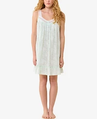 Eileen West Women's Sleeveless Cotton Woven Lawn Chemise