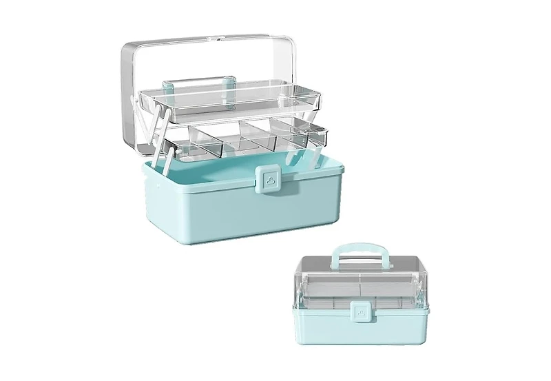 Xdovet Cantilever Tackle Craft Case Organizer Folding Handle