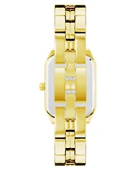Anne Klein Women's Quartz Octagonal Gold-Tone Bracelet Watch 24mm x 35mm