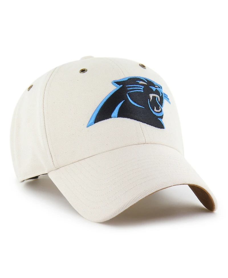 Carhartt x '47 Men's Natural Carolina Panthers Undyed Clean Up Adjustable Hat