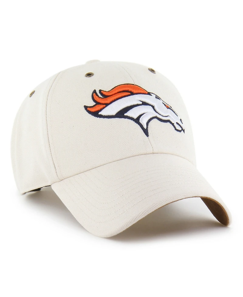 Carhartt x '47 Men's Natural Denver Broncos Undyed Clean Up Adjustable Hat