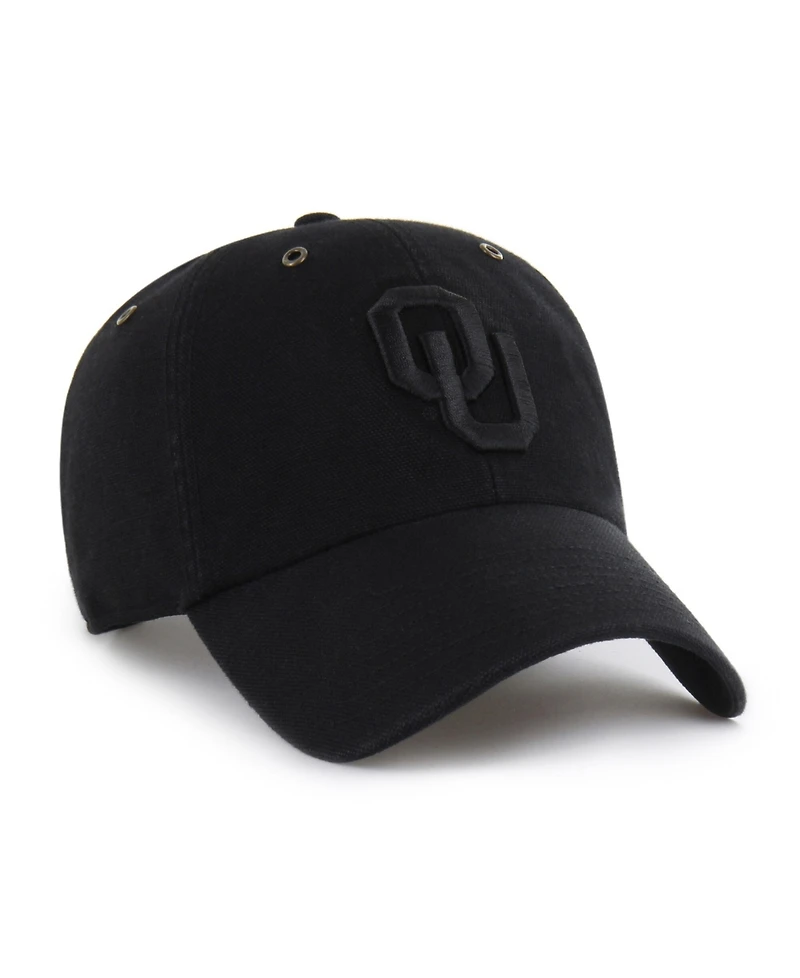 Carhartt x '47 Men's Black Oklahoma Sooners Clean Up Adjustable Hat