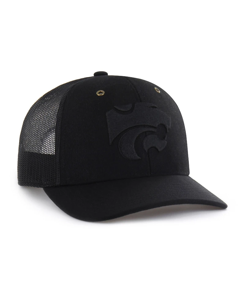 Carhartt x '47 Men's Black Kansas State Wildcats Trucker Adjustable Hat