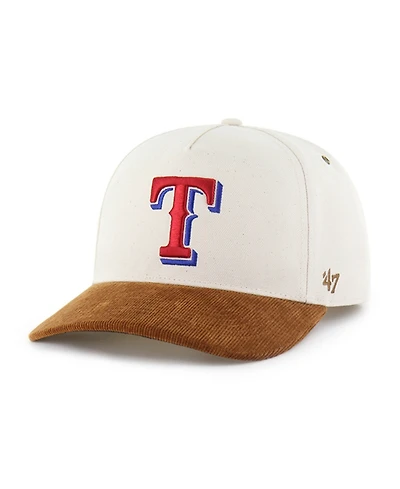 Carhartt x '47 Men's Natural/Brown Texas Rangers Undyed Relaxed Hitch Adjustable Hat