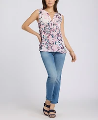 Nydj Women's Sleeveless Pintuck Top