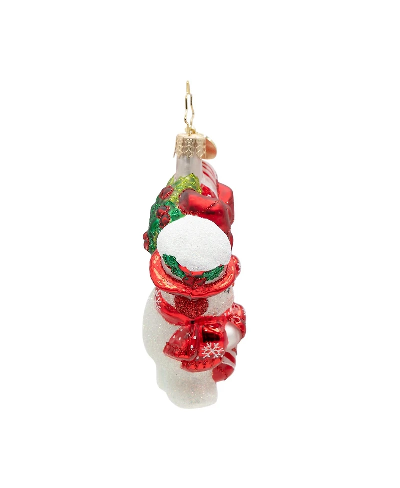 Christopher Radko 3" Snowy Retro Cheer Gem Ornament