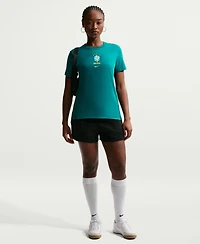 Nike Women's Green Brazil National Team Crest T-Shirt