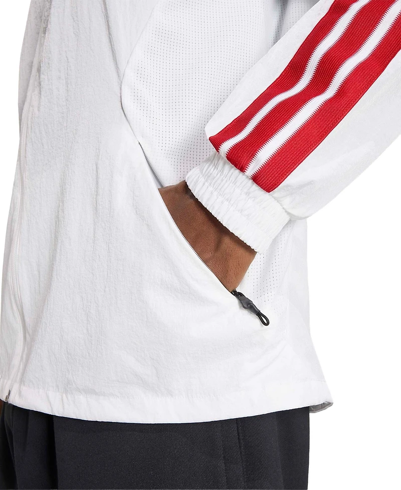 Adidas Men's White Peru National Team 2026 Home Full-Zip Game Day Anthem Jacket