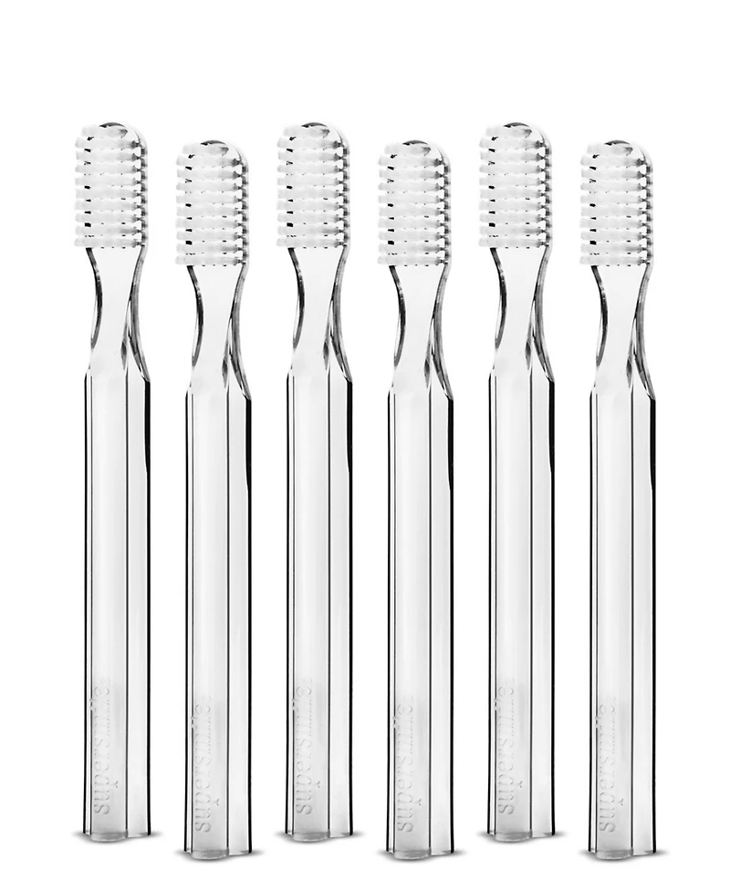 Supersmile 6 pack New Generation 45degree Toothbrush Clear