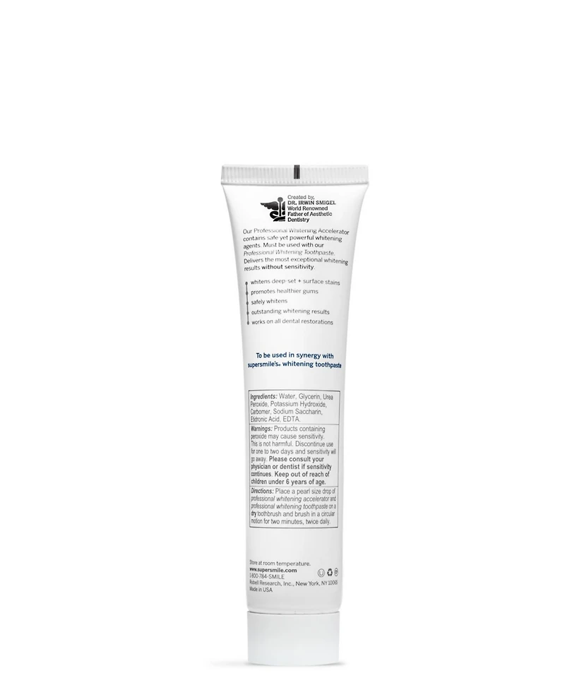Supersmile New Kit sku Org Mint 8 Ounce accelerator, Crystal collection
