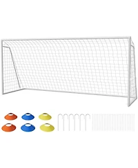 Mooncool Soccer Goal Steel for Teens and Adults Training