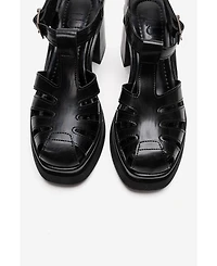 Prologue Shoes Women's Rovena Platform Block Heel Sandal