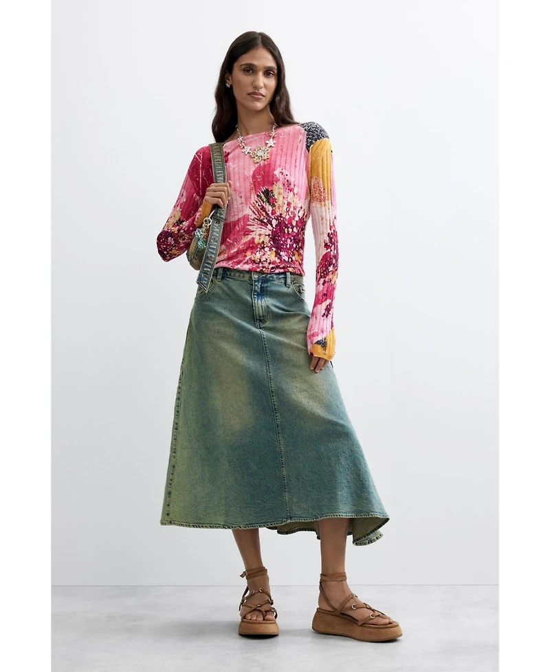 Desigual Women's Floral Printed Sweater