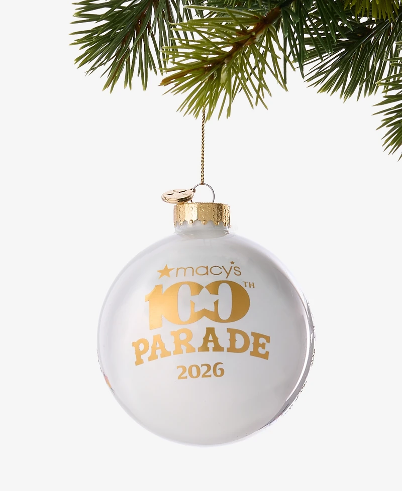 Holiday Lane Macy's 100th Thanksgiving Day Parade Glass Store Ornament, Macy's Exclusive