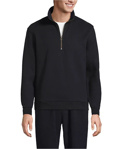 Lands' End Men's Long Sleeve Serious Sweats Quarter Zip Sweatshirt