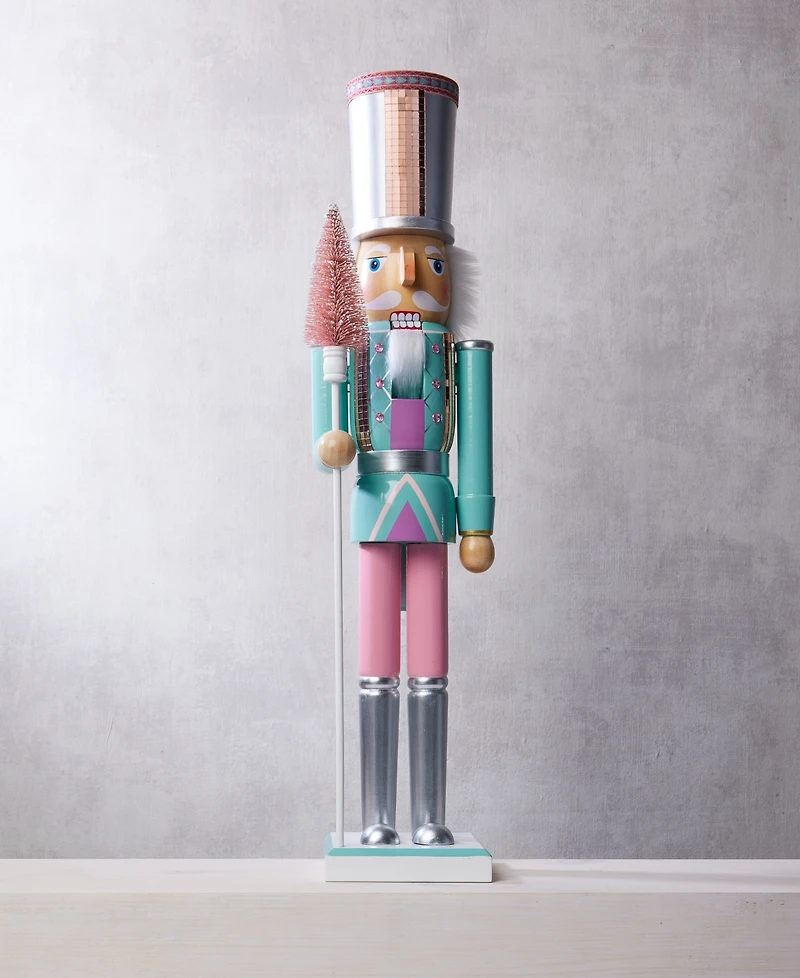 Holiday Lane Whimsy Pastel Nutcracker with Tree, Macy's Exclusive