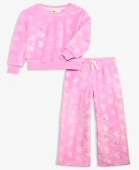 Epic Threads Toddler Girls' 12M-5T Long-Sleeve Crewneck Top and Pants, 2-Piece Set, Macy's Exclusive