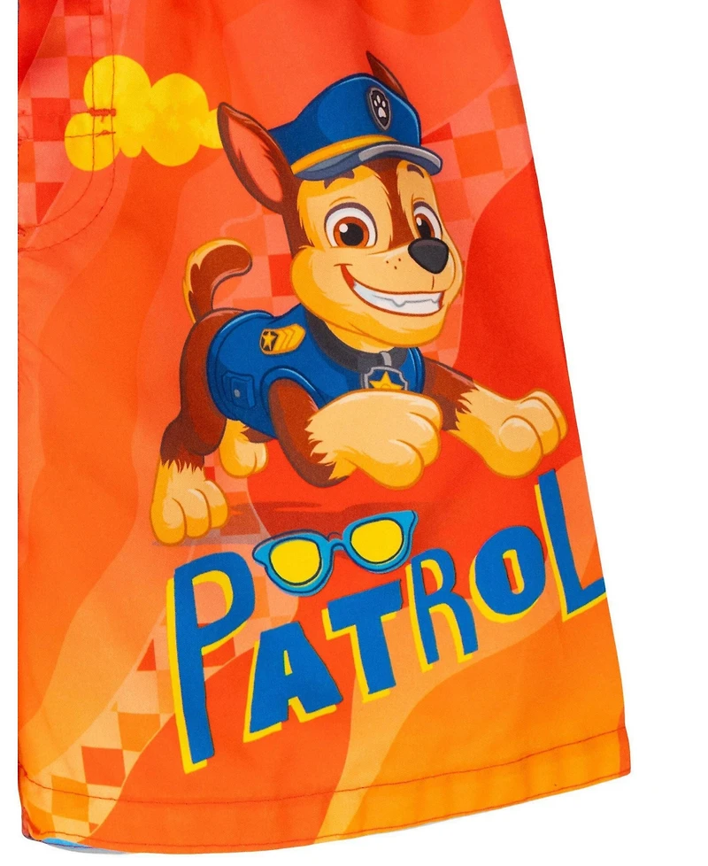 Paw Patrol Toddler Boys Swimwear Swim Trunks Upf 50+