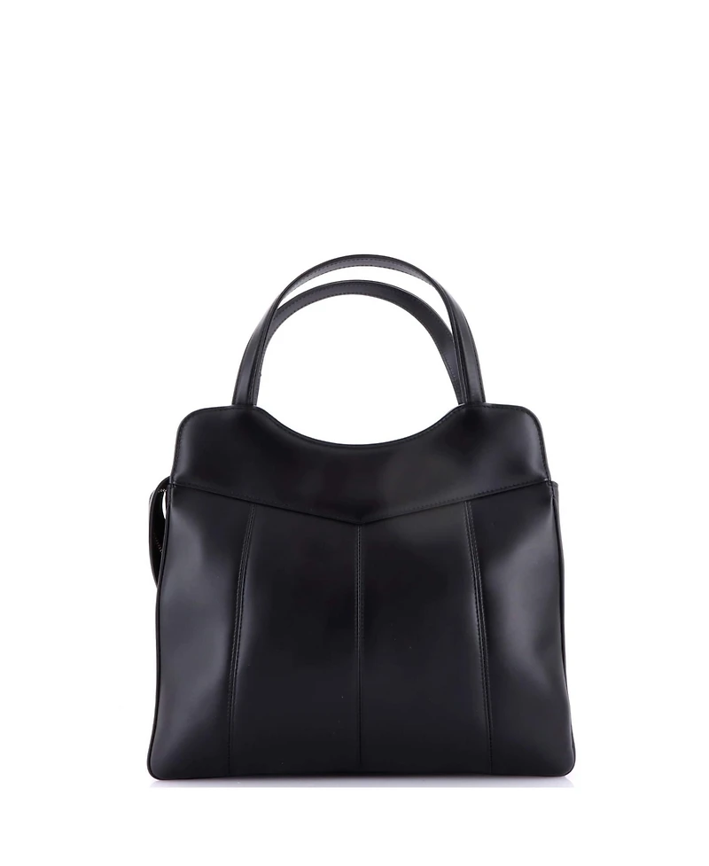 Pre-Owned Gucci Medium Petite Gg Tote Quilted Leather