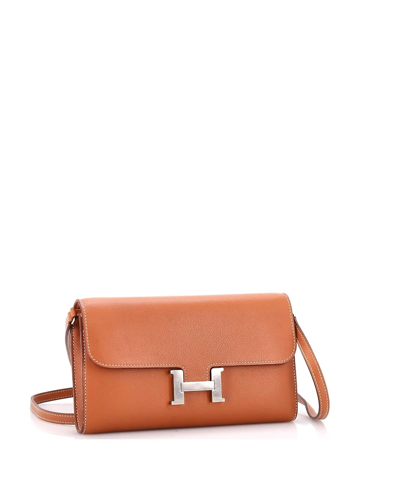 Pre-Owned HERMES Constance To Go Wallet Evercolor